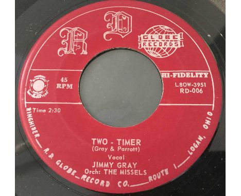 JIMMY GRAY - MY WISH / TWO-TIMER (RD-006). A stunning copy of the Rockabilly single 'My Wish / Two-Timer' by Jimmy Gray. The 