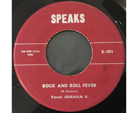 GRAHAM B, BUZZ BUSBY - ROCK AND ROLL FEVER / I'LL ALWAYS WONDER WHY (SPEAKS - S-102). A copy of the painfully rare rockabilly