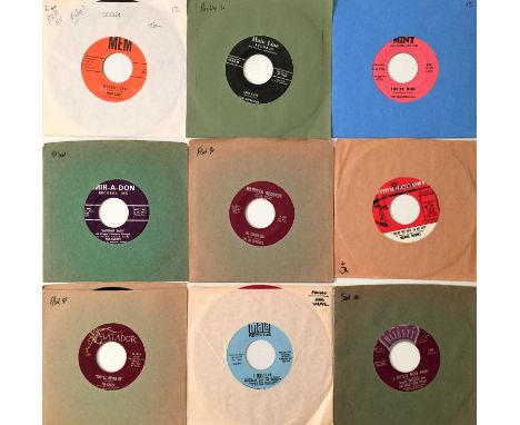 M RECORD LABELS - SOUL/ FUNK/ DOO-WOP 7" PACK. A fine selection of 9 7" singles, all released on record labels that start wit