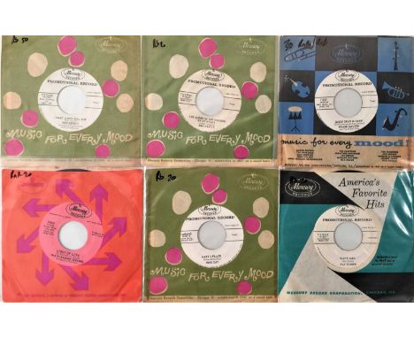 ROCK N ROLL/ ROCKABILLY - MERCURY 7" PROMOS. A rockin' pack of 6 7" rarities, all promos released on Mercury Records. Artists