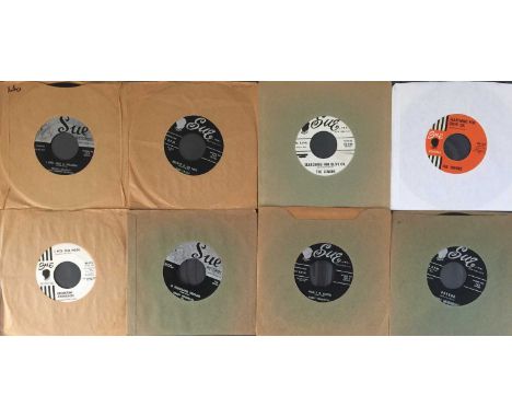 SUE RECORDS - SOUL/R&amp;B 7" (ORIGINAL US COPIES). Deep grooved selection of 10 x original US 45s on the famed Sue Records. 