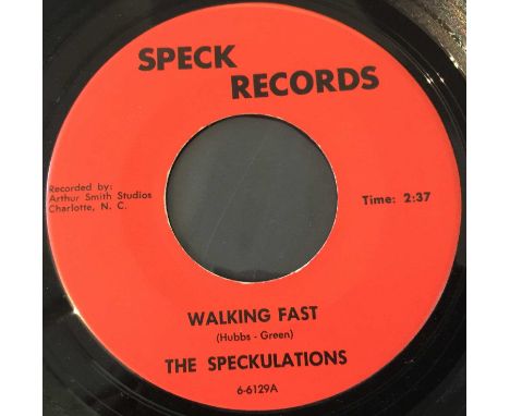 THE SPECKULATIONS - WALKING FAST / HULU HOOP (6-6129). A lovely copy of the Rock n Roll / Garage 7" The Speckulations - Walki