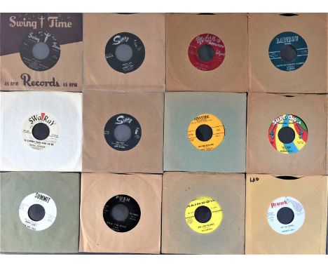 BLUES/SOUL/R&amp;B 7" - ORIGINAL US 'S' LABEL RELEASES. Fantastic collection of 12 x Blues/Soul/R&amp;B rarity 45s on origina