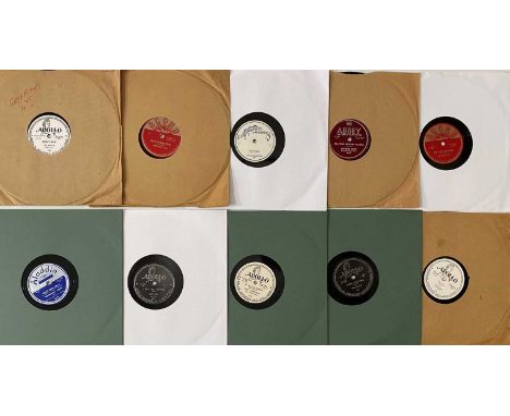 ROCK N ROLL/ ROCKABILLY/ BLUES/ R&amp;B - 78RPM SHELLACS (A &amp; B LETTER LABELS). A fine selection of 17 mixed genre 78rpm 
