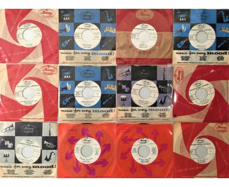 MERCURY - 7" PROMOS PACK. A glorious selection of 43 7" singles, all promos released on Mercury Records. Artists/ titles incl