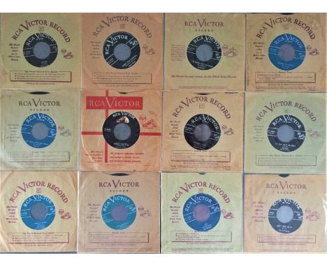 RCA VICTOR - US 7" COLLECTION 1950/1954 (BLUES/R&amp;B/DOO WOP/R&amp;R/ROCKABILLY). Expert archive of 46 x original US RCA Vi