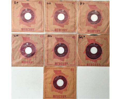 MERCURY RED LABEL - 7" ROCKABILLY/ COUNTRY/ R&amp;B PACK. A fine selection of 7 7" singles, all released on the red/ silver M