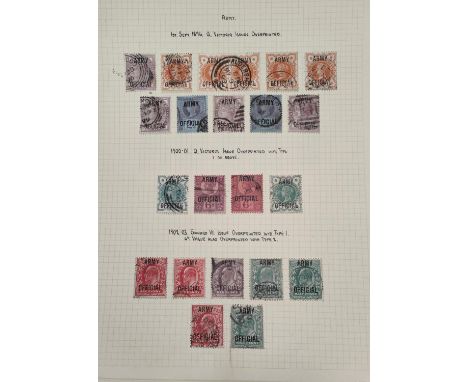 GB Officials on leaves inc. Army Official to 6d, Board of Education &amp; Admiralty Official to 3d STC £2562 