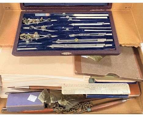 A geometry set and other instruments 