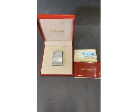 Vintage silver Dupont lighter