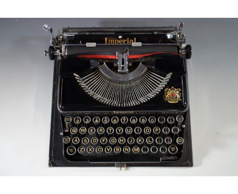 A vintage Imperial "The Good Companion Model T" typewriter