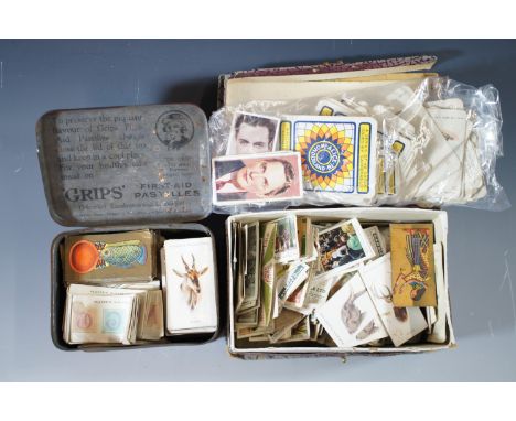 A quantity of vintage cigarette cards