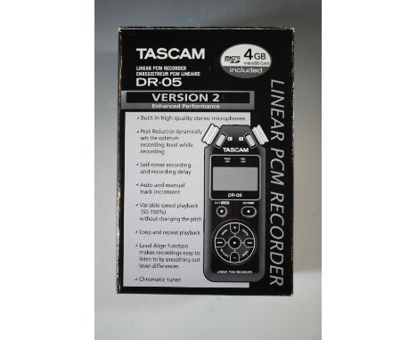 A Tascam DR-05 Linear PCM recorder