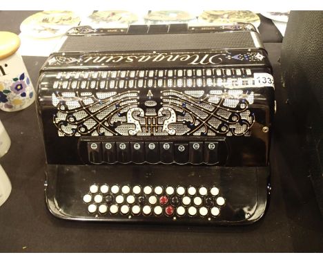 Mengascini Super M Watkins accordion in a fitted case