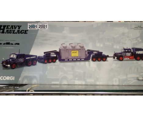 Boxed Corgi 1:50 scale Heavy Haulage Wrekin Roadways of Telford Corgi code 18007