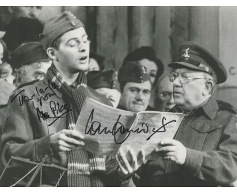 Dads Army, Ian Lavender signed 10x8 black and white photograph pictured during his time playing Private Pike in the BBC sitco