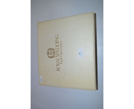 Album of Royal Wedding First Day Cover Stamps 