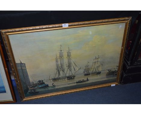 Framed Print "Humber Dock Basin"  William Lee 