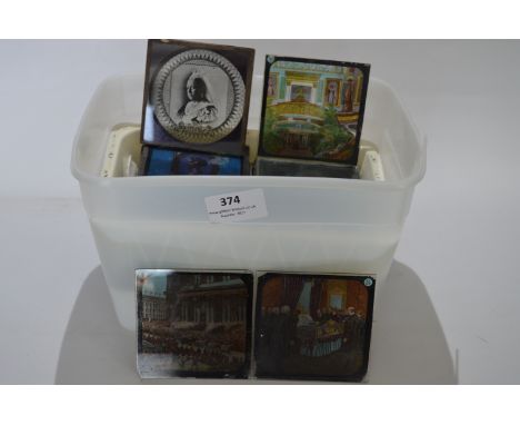 Selection of Glass Lantern Slide (Various Themes) 