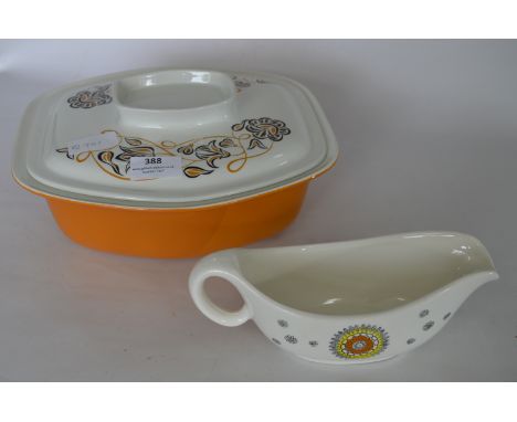 Poole Pottery Tureen and Broadhurst Kathy Winkle Gravy Jug 