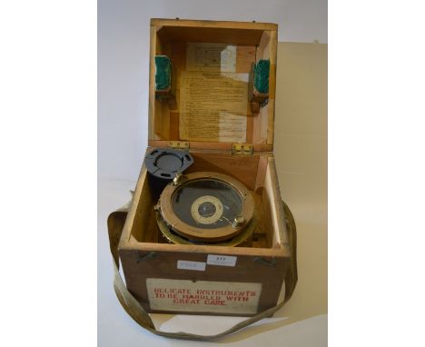 Azimuth Circle No.4 Brass Ships Compass 1942 