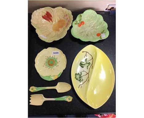 Carltonware Pottery and a Royal Winton Bowl