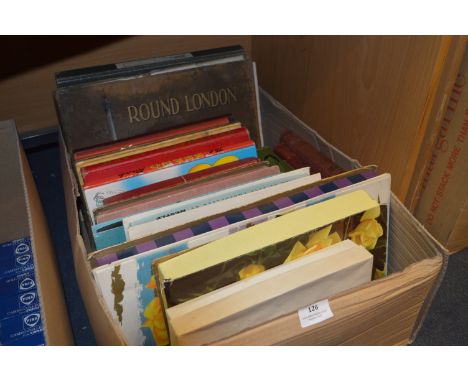 Box Containing Children's Annuals, Chocolate Boxes and Vintage Books
