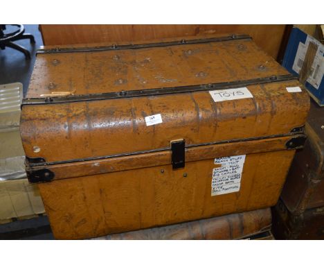 Tin Travelling Trunk 