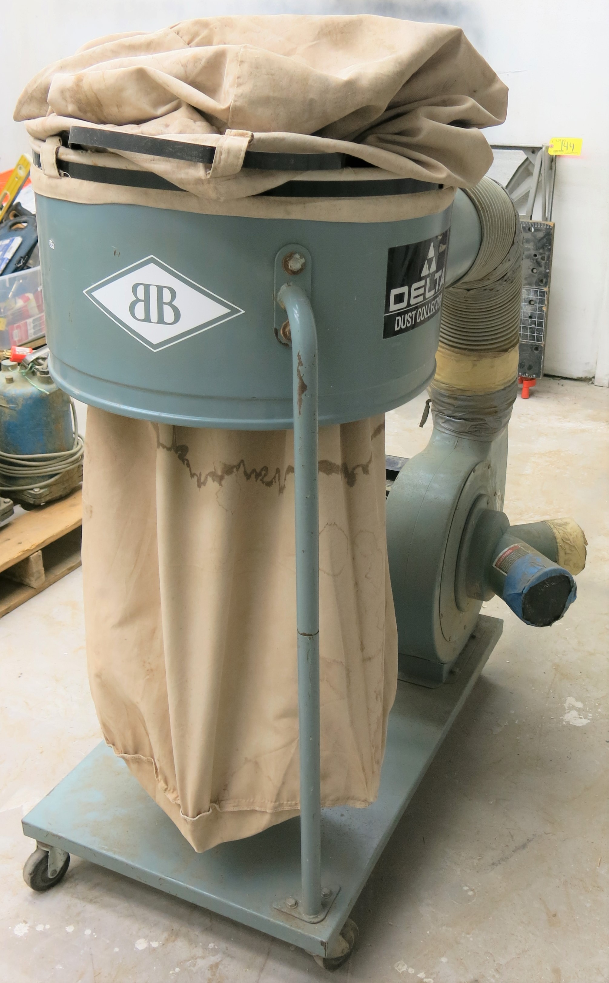 (1) DELTA MDL. 50-850 2-BAG DUST COLLECTOR