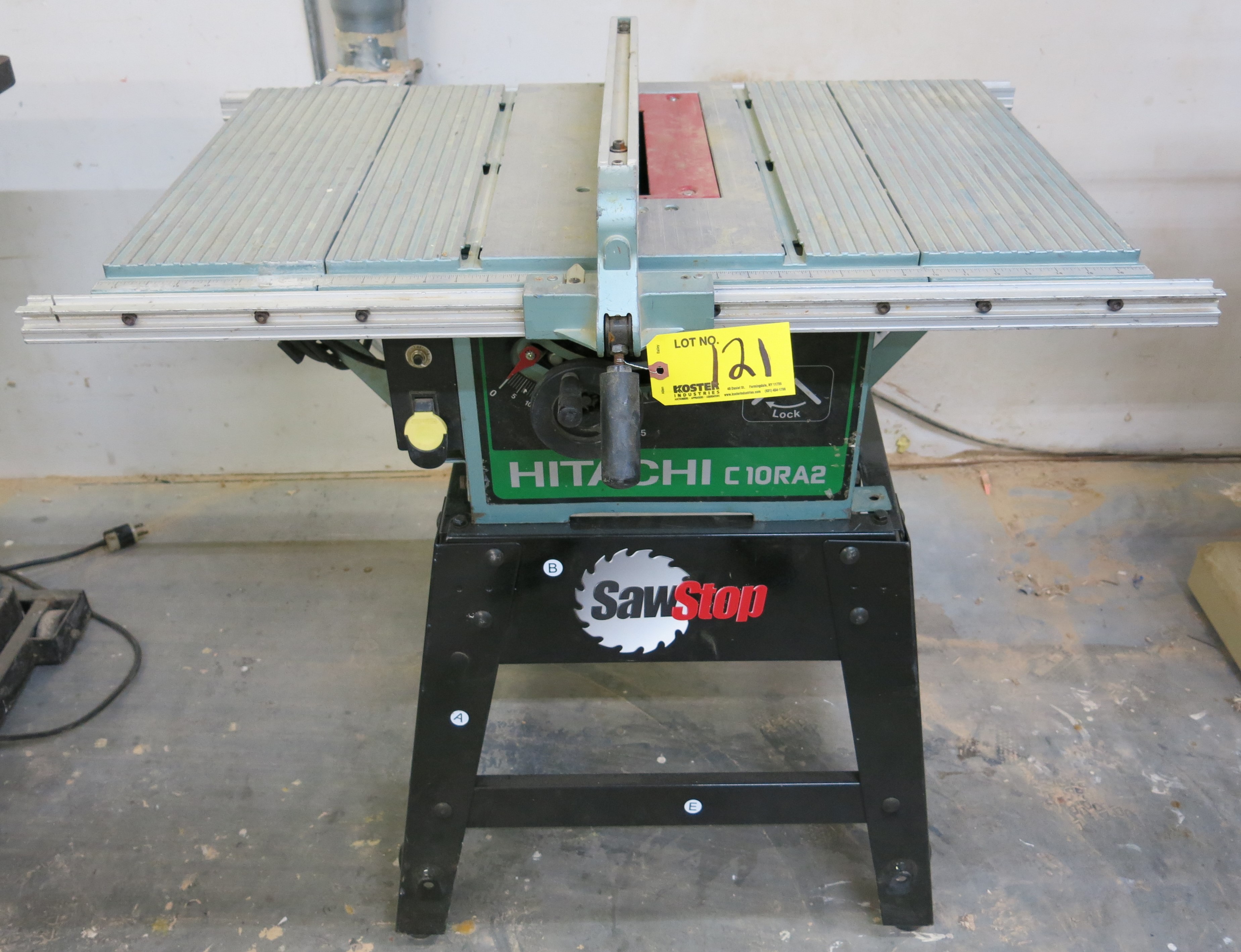 (1) HITACHI MDL. C10RA2 10" TABLE SAW