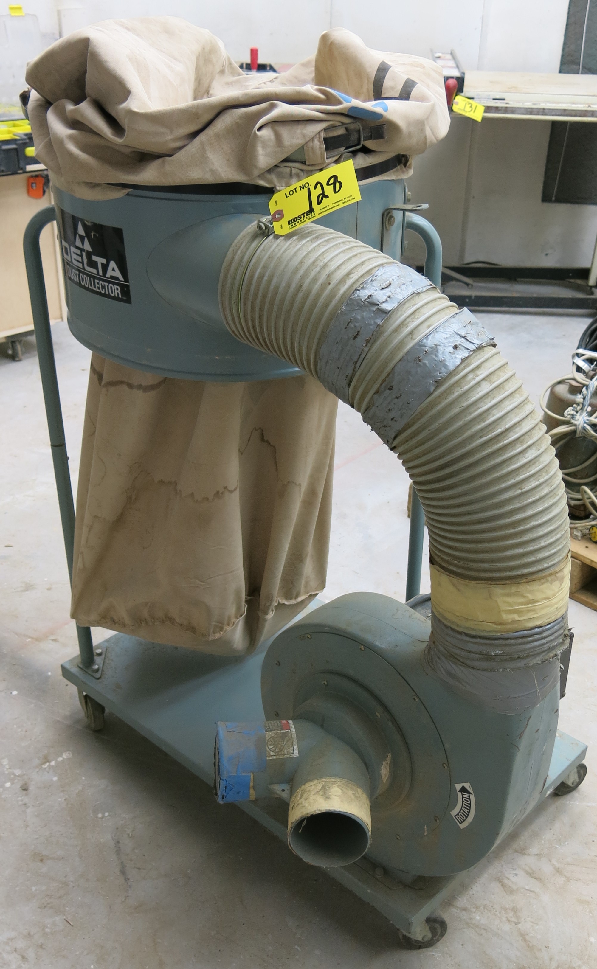 (1) DELTA MDL. 50850 2BAG DUST COLLECTOR