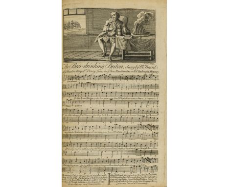 Music.- Cole (Benjamin, engraver) [Songs from The New Universal Magazine], 63 engraved song sheets (2 double-page) for voice 