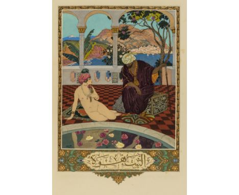 Toussaint (Franz, translator) Le Jardin des Caresses, number 266 of 400 copies on vélin, from an edition limited to 500, colo