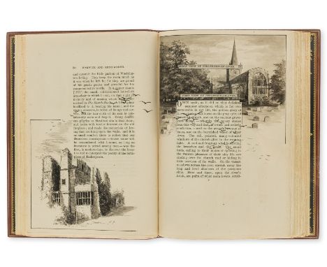 Binding.- Winter (William) Shakespeare's England, embellished with original pen, ink and wash drawings of Shakespearean inter