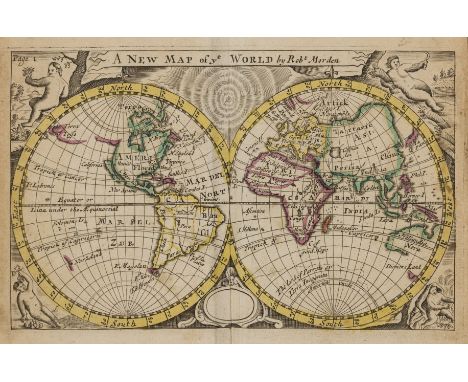 Atlases.- Morden (Robert) [Geography Rectified: or, A Description of the World], maps only, no title or text, comprising doub