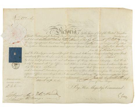 Victoria (Queen of the United Kingdom of Great Britain and Ireland, and Empress of India, 1819-1901) Commission appointing Ea