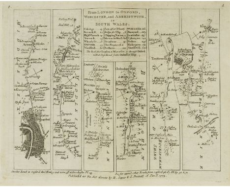 Road atlas.- Jefferys (Thomas) Jefferys's itinerary; or travellers companion, through England, Wales, and part of Scotland, c