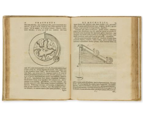 Descartes (René) Opuscula posthuma, physica et mathematica, edited by N.Poisson, 6 parts in 1, first edition, title with wood