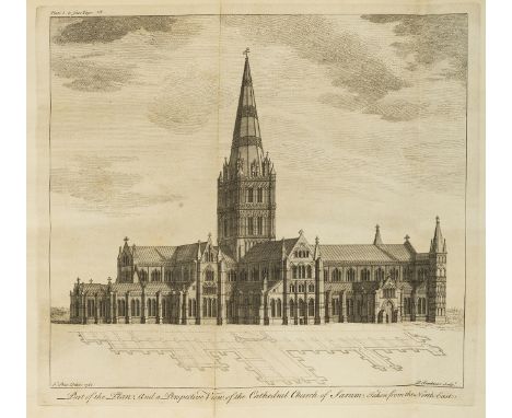 Architecture.- Price (Francis) A Series of particular and useful Observations...upon...the Cathedral-Church of Salisbury, fir