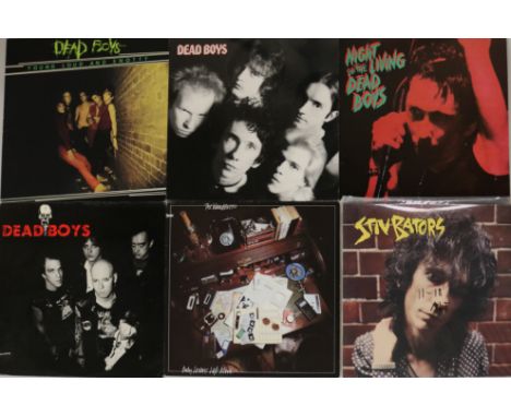 DEAD BOYS/STIV BATORS PROJECTS - Snarling collection of 15 x LPs/12". Dead boys releases are Young Loud And Snotty (original 