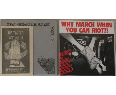 PUNK/HARDCORE - RARE COMPS - Having a riot with these 2 fiendishly hard to find comps! Titles are The Master Tape Vol. II, fe