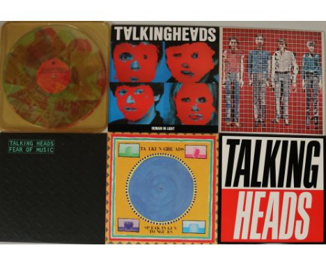 TALKING HEADS - Smart collection of 9 x LPs/12" with 4 x 7". Titles include Speaking In Tongues (limited edition clear vinyl 
