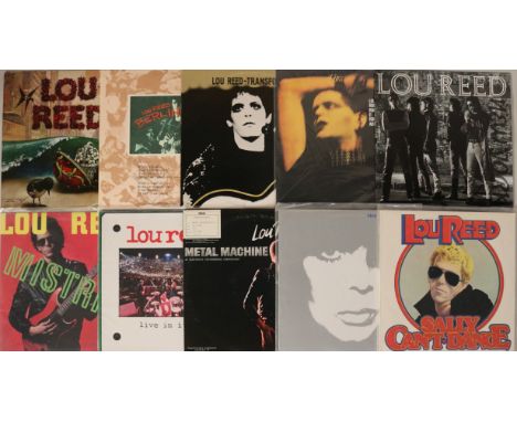 LOU REED - Wonderful collection of 19 x LPs and 1 x 12". Titles include S/T (US LSP 4701 - very clean Ex record/Ex), Berlin (
