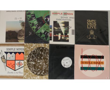 SIMPLE MINDS - Very clean collection of 14 x LPs/12" with 1 x 10". Titles include Empires And Dance (SPART 1140), Street Figh