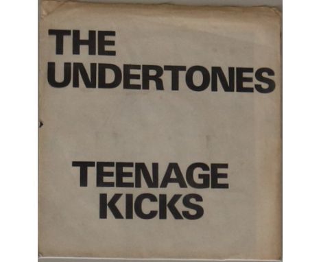 THE UNDERTONES - TEENAGE KICKS - Scarce original UK pressing (GOT 4) of the Power Pop anthem! 1st pressing housed in white wr