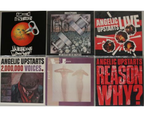 ANGELIC UPSTARTS - Wicked selection of 9 x LPs spanning from 1979 - 1986 and also 6 x 7" from the North East Punks! LPs are T