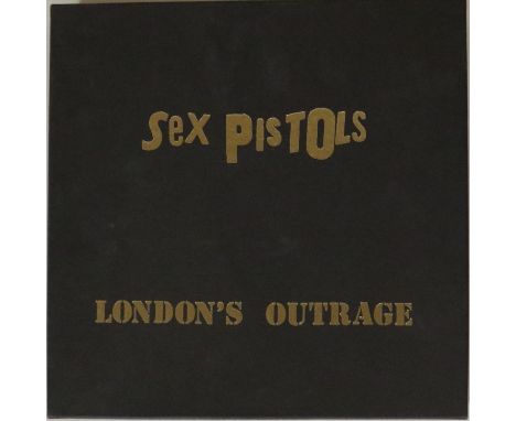 SEX PISTOLS - LONDON'S OUTRAGE - Outrageous limited edition 3 x LP and 1 x 7" box set for US export (issued on Bell End recor