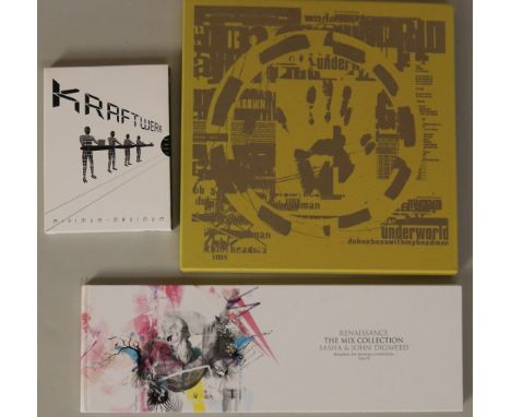 ELECTRONIC/HOUSE - DELUXE CD/DVD BOX SETS - Ace trio of 3 x limited edition box sets. Titles are Underworld - Dubnobasswithmy
