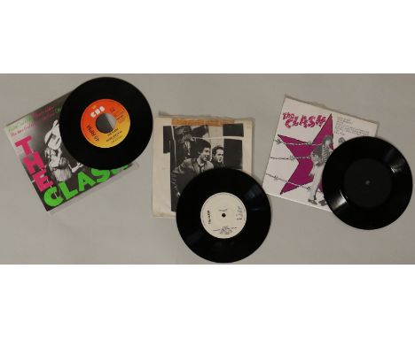 THE CLASH - 7"/EPs - Smashing collection of 24 x 7"& EPs in top condition with rare issues included. Titles include Rudie Can