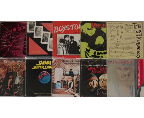 US PUNK - Phenomenal collection of 24 x LPs/12" with 2 x 7". From Portland, OR there's Wipers - Over The Edge (original and h